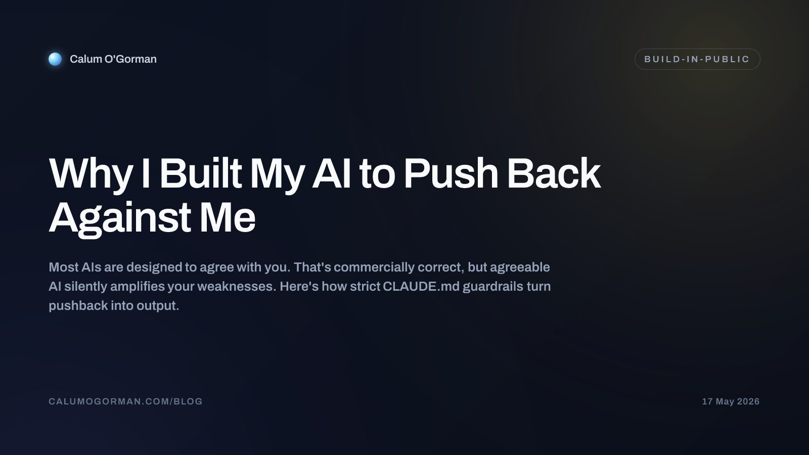 Side-by-side comparison of agreeable vs guardrail-driven AI responses to the same prompt